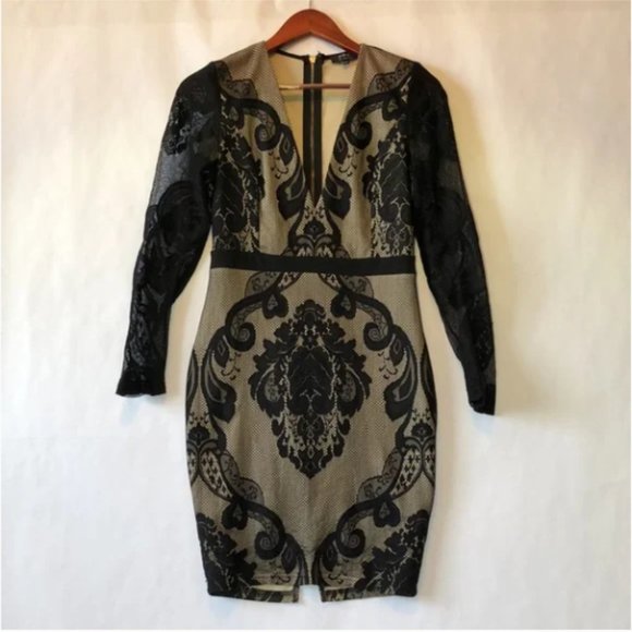 Privy (Privately Privileged) Lace look dress sz L - Picture 3 of 10